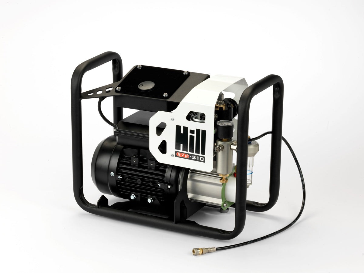 Hill Portable EVO-310 Compressor INCLUDES Filter & Adapter