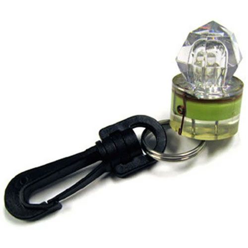 Trident Mini Water Activated Clip-On LED Flashing Light - Green