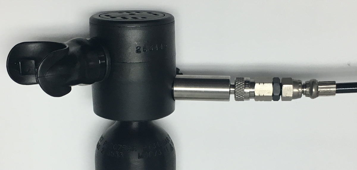 Attaches to the Spare Air / HEED refill port