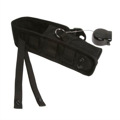 Vertical straps attach to MOLLE vest
