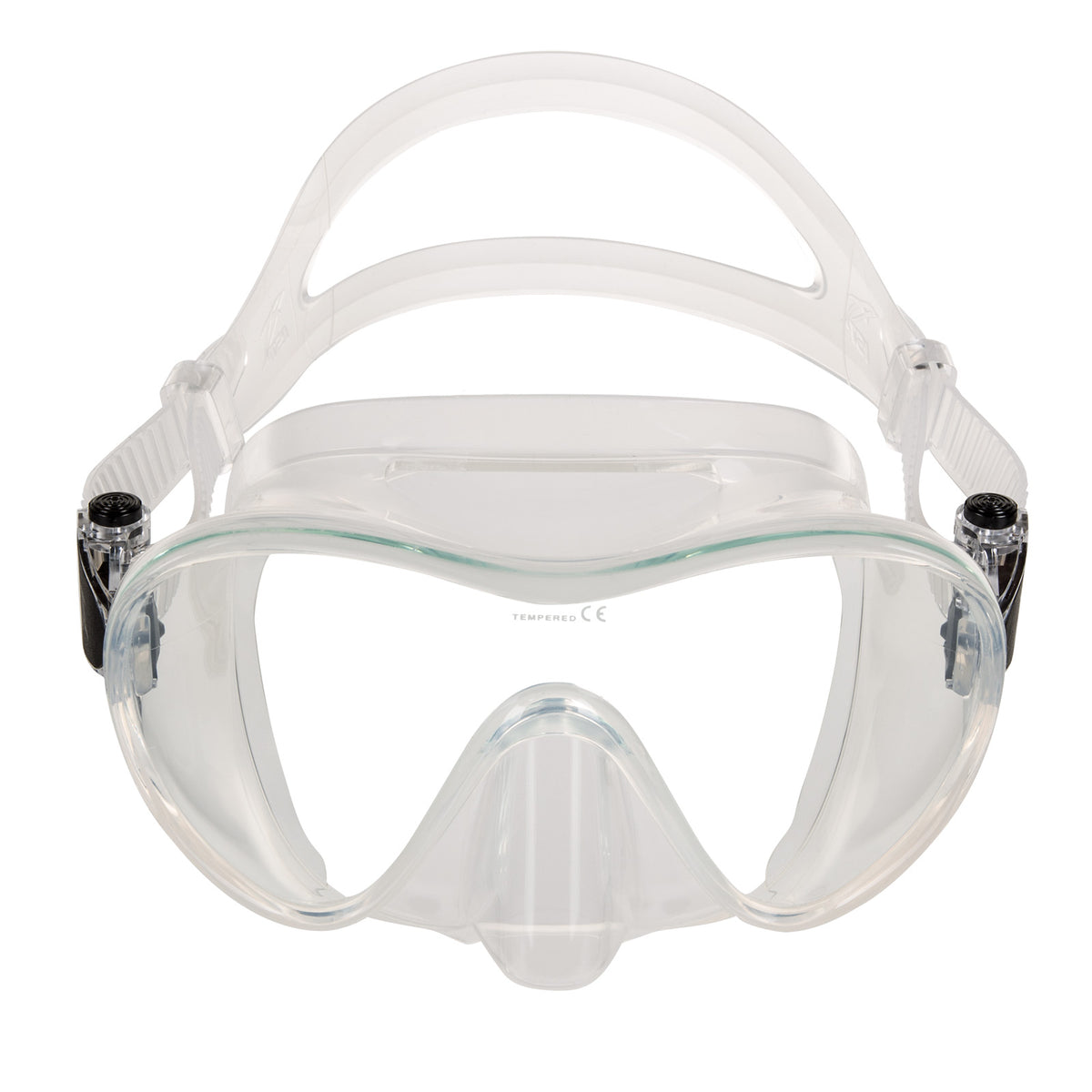 IST Frameless Dive Mask, Single Panoramic Shatterproof Lens