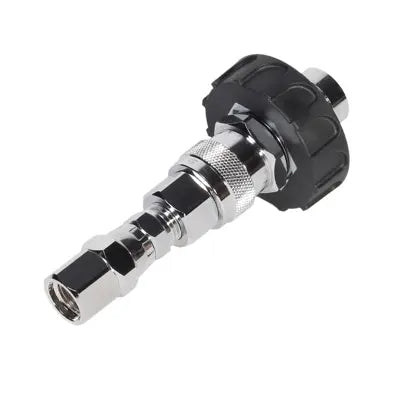 Spare Air DIN refill adapter for filling the cylinder from a DIN scuba valve.
